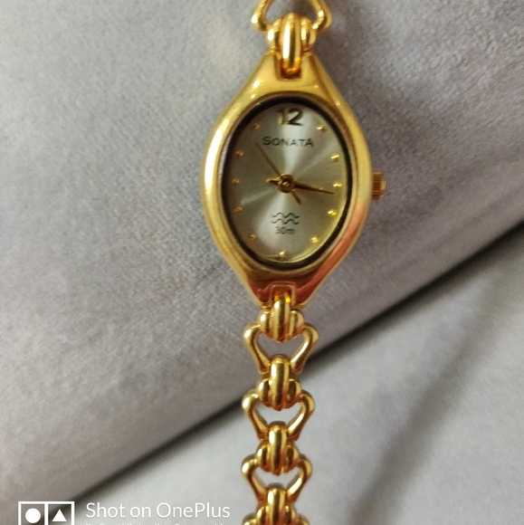 SONATA Gold ladies watch